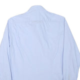TOMMY HILFIGER Mens Blue Shirt XS Long Sleeve Cotton Blend Classic Fit Casual