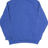 REEBOK Mens Blue Hoodie S Cotton Blend Pullover Hooded Sweatshirt