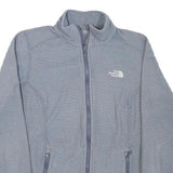 THE NORTH FACE Womens Grey Jacket S Polyester Blend Plain Zip Outdoor Activewear
