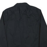 ARMANI EXCHANGE Mens Black Shirt L Cotton Blend Long Sleeve Button Closure