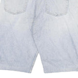 WRANGLER Mens Shorts Blue Denim Casual 2XL W36 Cotton Blend Relaxed Fit