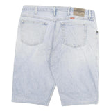 WRANGLER Mens Shorts Blue Denim Casual 2XL W36 Cotton Blend Relaxed Fit