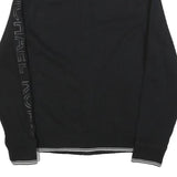 MICHAEL KORS Womens Black Bomber Jacket L Cotton Blend Plain Zip Stylish