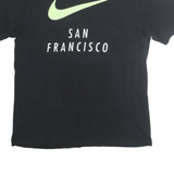 NIKE Mens Black San Francisco Graphic T-Shirt M Short Sleeve Crew Neck