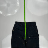 Carhartt Double Knee Carpenter Pants - 30W 27L Black Cotton