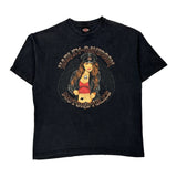 Harley Davidson Graphic T-Shirt - XL Black Cotton