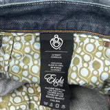 Spade And Lion Embroidery Eight Jeans - 34W 33L Blue Cotton