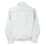 LEVI'S Mens Blue Cotton Blend Denim Jacket M Classic Button Closure Casual