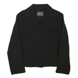 JOOP Womens Black Zip Jacket XS Polyester Blend Plain Stylish Cropped Fit