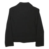 JOOP Womens Black Zip Jacket XS Polyester Blend Plain Stylish Cropped Fit