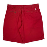 Polo By Ralph Lauren Chino Shorts - 36W 8L Red Cotton