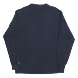 CHAMPION Mens Navy Blue Cal Graphic Long Sleeve Crew Neck XL Cotton Blend