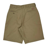 Dickies Shorts - 32W 11L Beige Cotton Blend