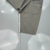Levis Denim Shorts - 38W 11L Grey Cotton