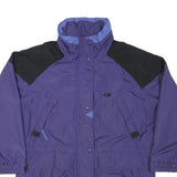 CB SPORT Womens Purple & Black Zip Jacket XL Nylon Plain Lightweight Casual