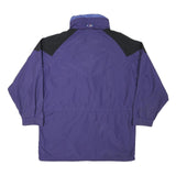 CB SPORT Womens Purple & Black Zip Jacket XL Nylon Plain Lightweight Casual