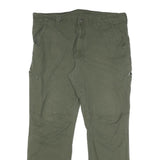DICKIES Mens Cotton Blend Green Regular Straight Trousers W40 L30 Workwear