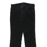 CALVIN KLEIN JEANS Womens Black Regular Straight Trousers W31 L30 Cotton Blend