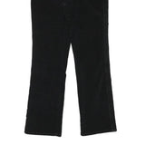 CALVIN KLEIN JEANS Womens Black Regular Straight Trousers W31 L30 Cotton Blend