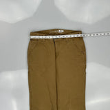 Carhartt Carpenter Trousers - 30W UK 8 Brown Cotton Blend