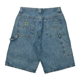 Lee Carpenter Shorts - 32W 11L Blue Denim