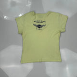Harley Davidson T-Shirt - Large Yellow Cotton