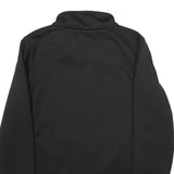 REEBOK Mens Black Zip Fleece Jacket XS Polyester Casual Outdoor Activewear