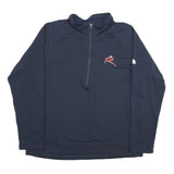 THE NORTH FACE Mens Navy Blue R Logo 1/4 Zip Sweatshirt 2XL Outdoor Athletic