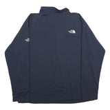 THE NORTH FACE Mens Navy Blue R Logo 1/4 Zip Sweatshirt 2XL Outdoor Athletic