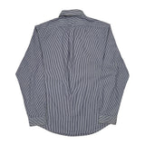 Polo By Ralph Lauren Slim Fit Shirt - Large Blue Cotton