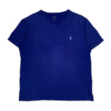 Polo By Ralph Lauren T-Shirt - Large Blue Cotton