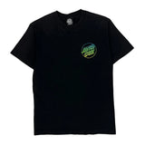 Skateboarding Santa Cruz T-Shirt - Small Black Cotton