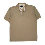 Tommy Hilfiger Polo Shirt - XL Beige Cotton
