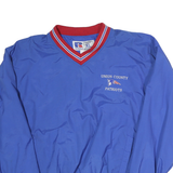 RUSSELL ATHLETIC Mens Blue Union County Patriots Crew Neck XL Vintage Sports