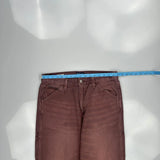 Levis Carpenter Trousers - 34W 32L Brown Cotton