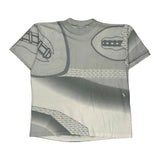 Single Stitch St Louis Rams All Out Fan Nfl T-Shirt - Large Blue Cotton