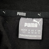 Puma Polo Shirt - Small Black Cotton