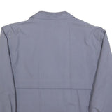 KEMPEL Mens Blue Jacket XL Cotton Blend Button Closure Classic Fit Casual