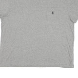 POLO RALPH LAUREN Mens Grey Pocket T-Shirt XL Short Sleeve Crew Neck Cotton