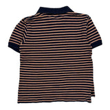 Age 5 Polo By Ralph Lauren Striped Polo Shirt - XS Navy Cotton
