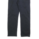 LEVI'S Mens Cotton Blend Navy Relaxed Straight Trousers W34 L32 Casual Zip