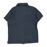 Age 2 Disney Striped Short Sleeve Shirt - 3XS Blue Cotton