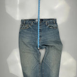 Levis Relaxed Fit Jeans - 36W 30L Light Wash Denim