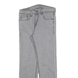 LEVI'S 505 Mens Jeans Grey Regular Straight Denim Medium W31 L30 Classic Fit