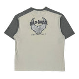 Motorcycles Harley Davidson Graphic T-Shirt - XL Gray Cotton