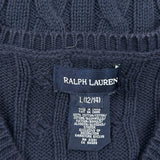Ralph Lauren Cardigan - Large Navy Cotton