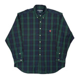 Tilden Ralph Lauren Checked Shirt - 2XL Green Cotton