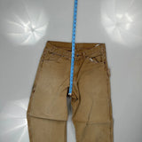 Dickies Carpenter Trousers - 30W 32L Brown Cotton