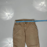 Carhartt Carpenter Trousers - 29W 30L Beige Cotton