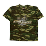 Collectors Edition Harley Davidson Camo T-Shirt - Large Camo Cotton